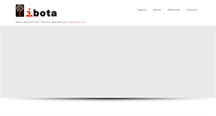 Desktop Screenshot of ibota.com